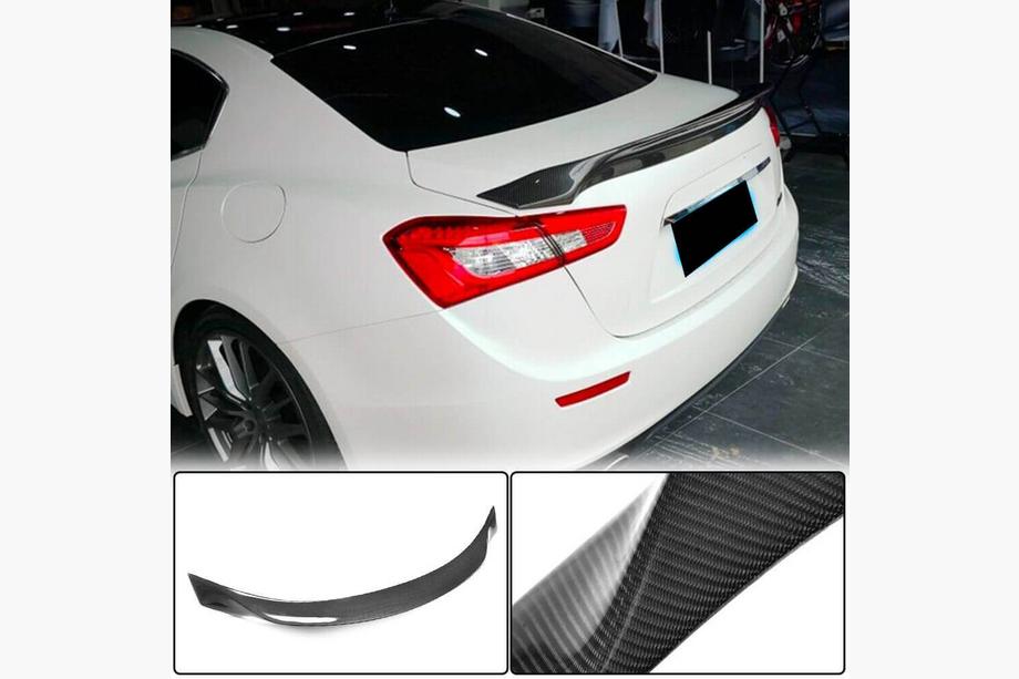 Maserati Ghibli 2013–2023 Spoiler V4 (Carbon) Image