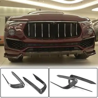 Voorbumper lip (voor Base/S, carbon) foto 1