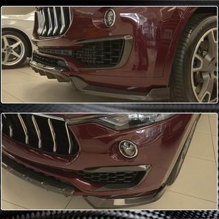 Voorbumper lip (voor Base/S, carbon) Maserati Levante 2016– foto 4