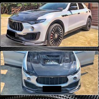Front bumper lip Lip V2 (voor Base/S, carbon) foto 3