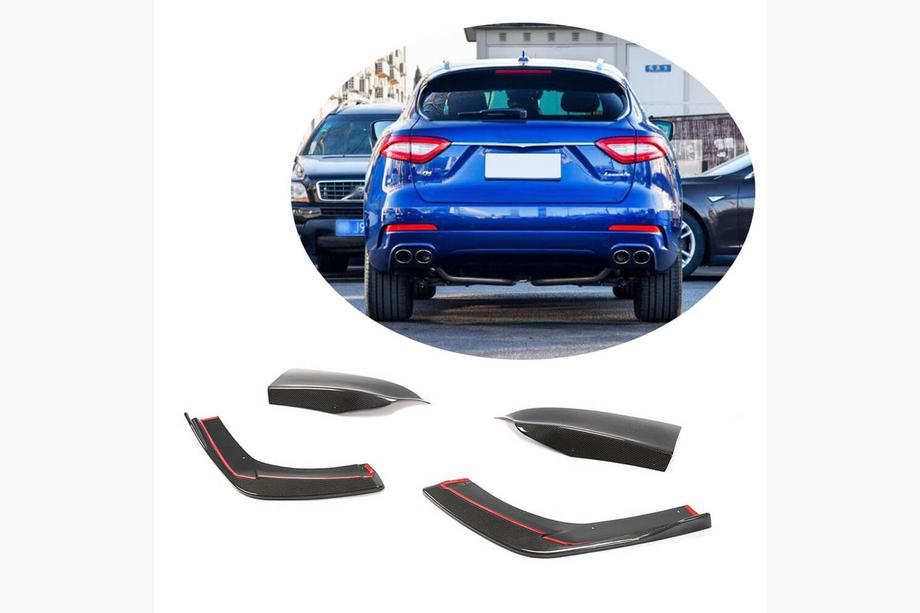 Maserati Levante 2016– Achterbumper beschermlijst (carbon) Image