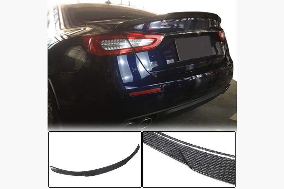 Maserati Quattroporte 2013–2023 Spoiler V2 (Carbon) Image