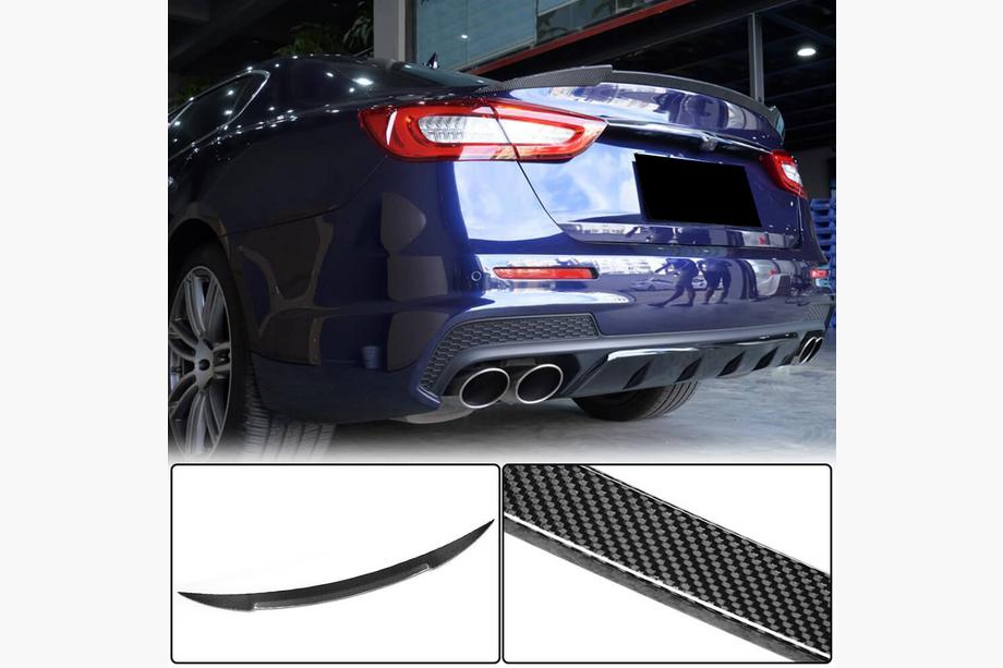 Maserati Quattroporte 2013–2023 Spoiler V3 (carbon) Image