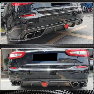 Achterbumperdiffuser V1 (voor S/S Q4 2017-2020, Carbon) foto 3