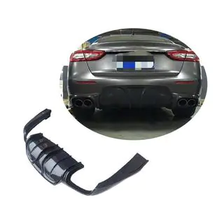 Achterbumper diffuser V2 (voor S/S Q4 2017-2020, carbon) foto 1