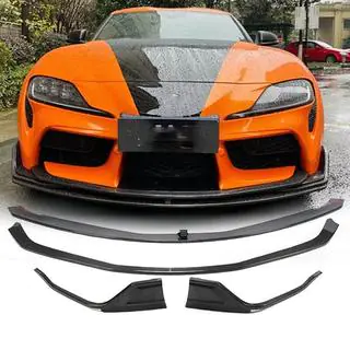 Voorbumper lip Lip V2 (carbon) foto 1