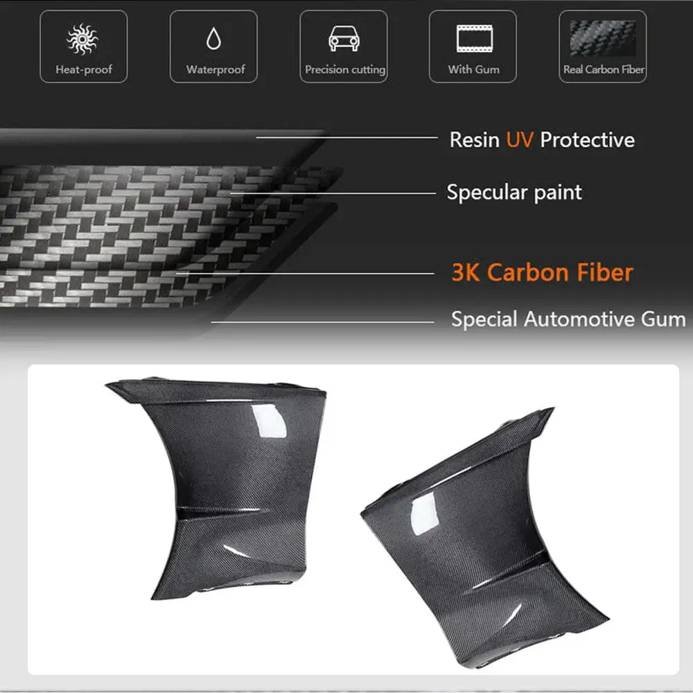 Carbon spatborden foto 3