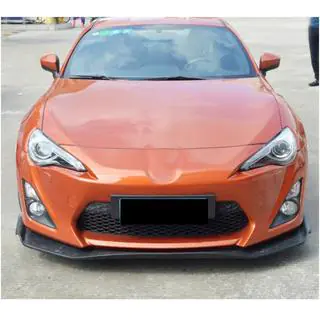 Frontbumper lip Lip V3 (carbon) foto 2