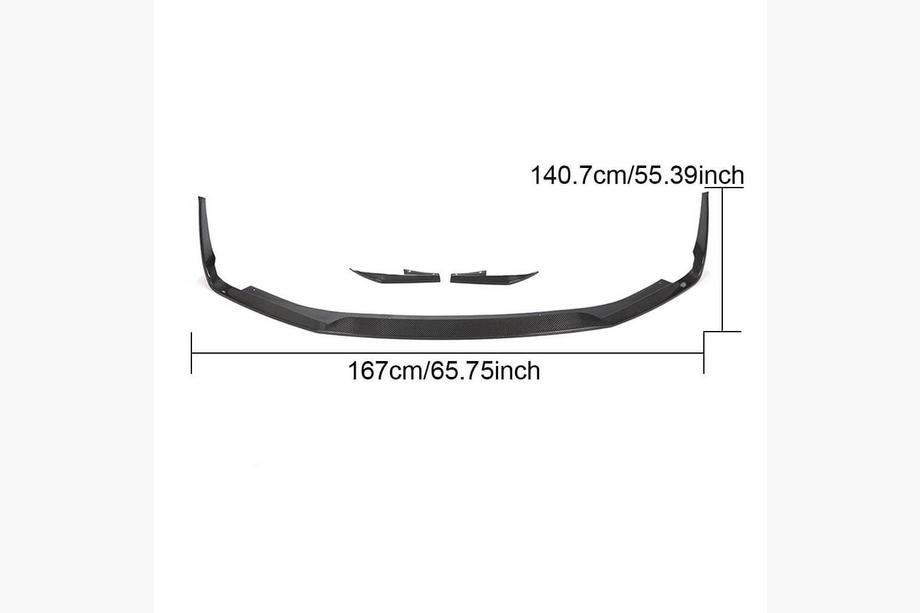 Subaru BRZ 2012–2021 Frontsplitter voorbumper Lip V2 (2017-2021, carbon) Foto 6