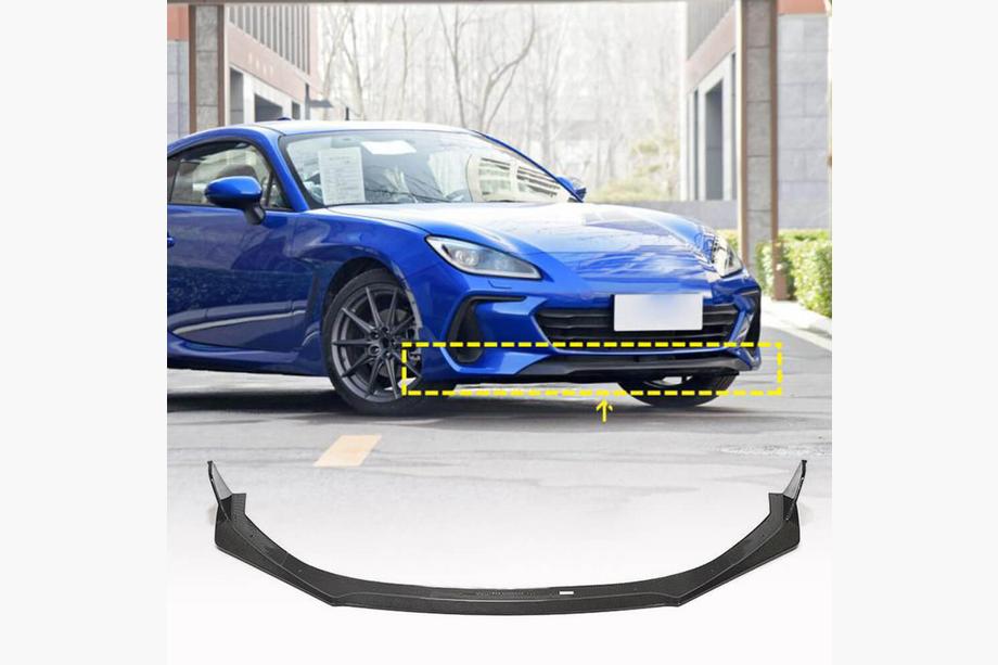 Subaru BRZ 2021– Front bumperlip Lip V1 (2021-2023, carbon) Image