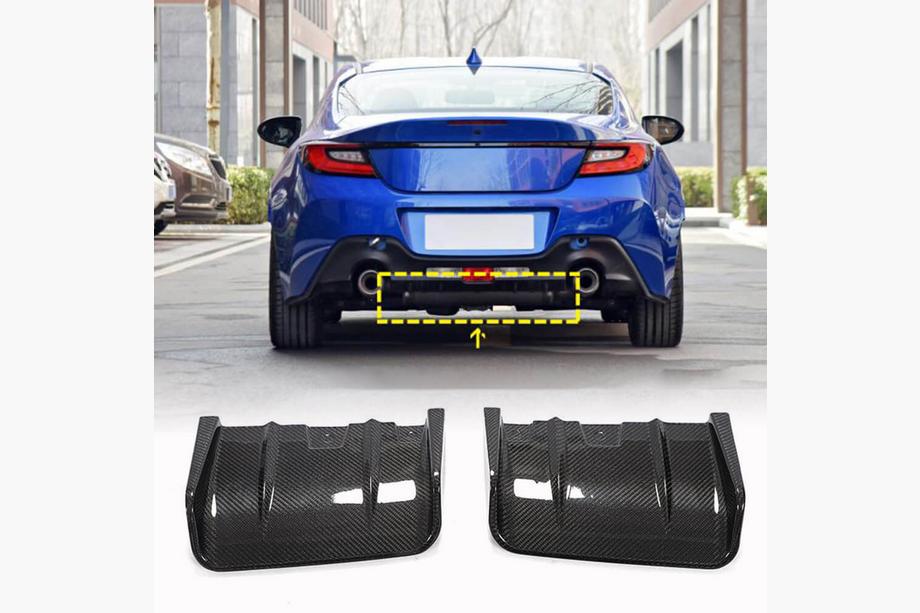 Subaru BRZ 2021– Achterbumper diffuser V1 (2021-2023, Carbon) Image