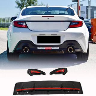 Achterbumper diffuser V2 (2021-2023, carbon) foto 1