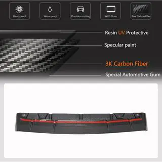 Achterbumper diffuser V2 (2021-2023, carbon) foto 3
