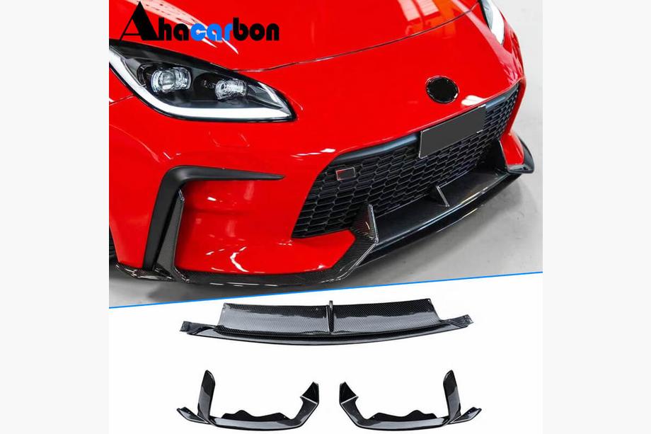 Subaru BRZ 2021– Carbon lip voor voorbumper Lip V2 (2021-2023, Carbon) Image