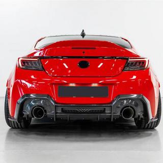 Achterbumper diffuser V3 (2021-2023, Carbon) foto 2