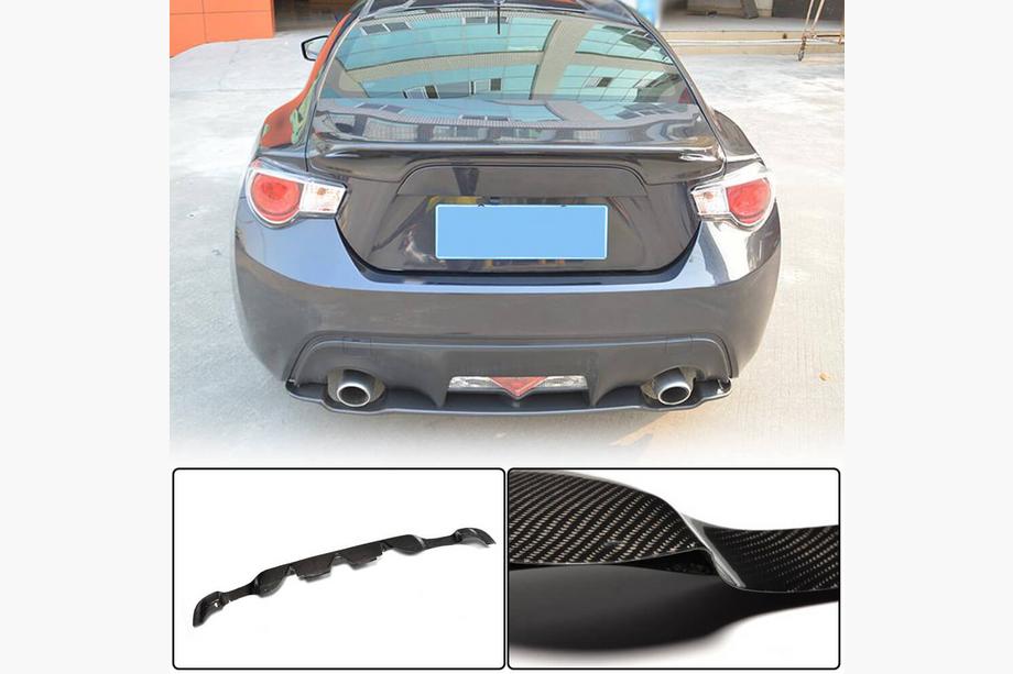Subaru BRZ 2012–2021 Achterbumper diffuser V2 (Carbon) Image