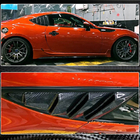 Subaru BRZ 2012–2021 Achterruit sierlijsten (Carbon) foto 4