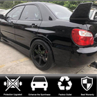 Subaru Impreza 2000–2007 Wielkastlijsten (kunststof) foto 2