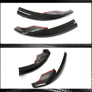 Frontbumper flaps (carbon) foto 3