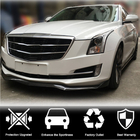 Cadillac ATS 2012–2019 Carbon frontbumper lip (voor Base) foto 2