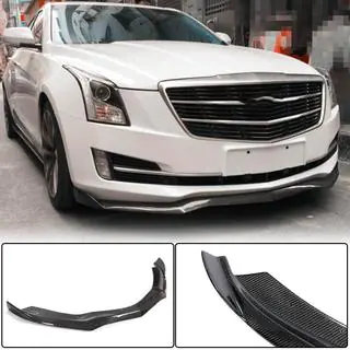 Carbon frontbumper lip (voor Base) Cadillac ATS 2012–2019 foto 1