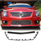 Cadillac CTS 2007–2014 Voorbumper sierlijsten (voor CTS V Coupe, carbon) foto 1