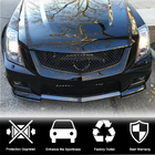 Cadillac CTS 2007–2014 Voorspoilerlip Lip V2 voor voorbumper (voor CTS V Coupe, carbon) foto 3
