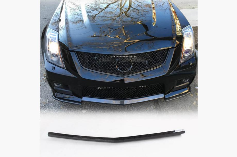 Cadillac CTS 2007–2014 Voorspoilerlip Lip V2 voor voorbumper (voor CTS V Coupe, carbon) Image
