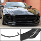 Jaguar F-Type 2013–2024 Frontlip voor voorbumper Lip (2013-2016, carbon) foto 1