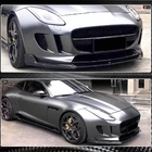 Jaguar F-Type 2013–2024 Frontlip voor voorbumper Lip (2013-2016, carbon) foto 4