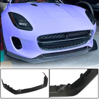 Front bumper lip (voor Base 2017-2019, carbon) Jaguar F-Type 2013–2024 foto 1
