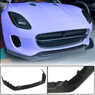 Front bumper lip (voor Base 2017-2019, carbon) foto 1