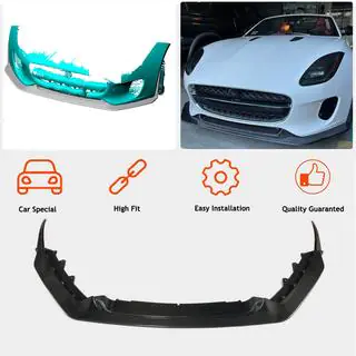 Front bumper lip (voor Base 2017-2019, carbon) foto 2