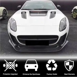 Front bumper lip (voor Base 2017-2019, carbon) foto 3