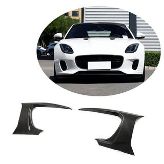 Carbon voorbumper trims (voor Base 2017-2019) Jaguar F-Type 2013–2024 foto 1