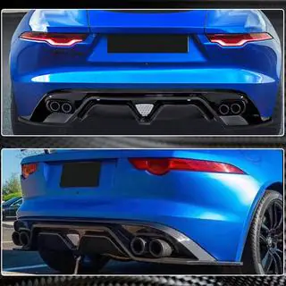 Achterbumper diffuser (2013-2019, carbon) foto 4