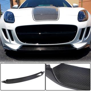 Front bumper lip (2013-2015, Carbon) foto 1