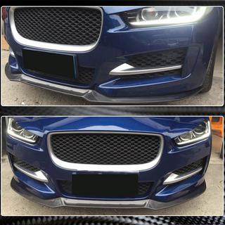 Voorbumper lip (2015-2019, carbon) Jaguar XE 2016– foto 4