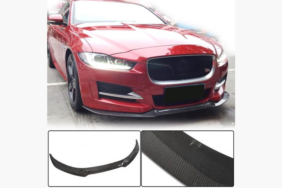 Jaguar XE 2016– Voorbumper lip (2015-2019, carbon) Image