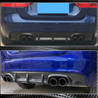Jaguar XE 2016– Achterbumper diffuser V1 (2015-2019, Carbon) foto 3