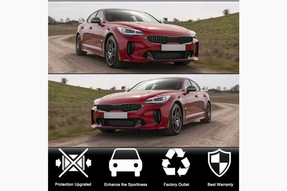 Kia Stinger 2017–2023 Bumperrooster (carbon) Foto 2
