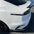 Kia Stinger 2017–2023 Achterbumper beschermlijst (2017-2020, carbon) foto 4