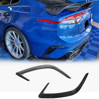 Achterbumper beschermlijst (2017-2020, carbon) Kia Stinger 2017–2023 foto 2