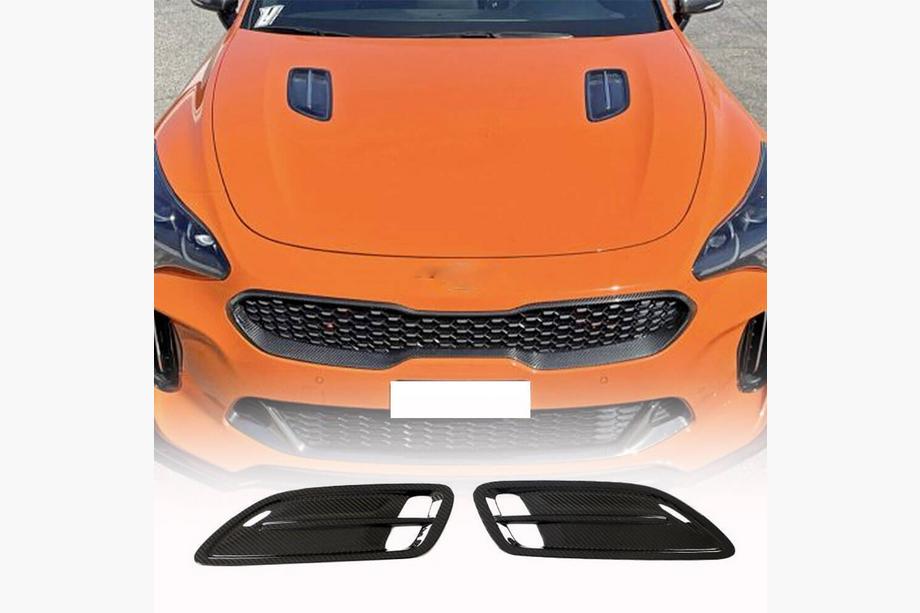 Kia Stinger 2017–2023 Motorkap covers (Carbon) Image