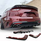 Kia Stinger 2017–2023 Achterbumper diffuser (carbon) foto 1