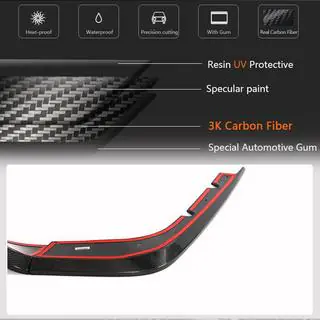 Achterbumper diffuser (carbon) Kia Stinger 2017–2023 foto 3