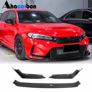 Voorbumper lip Lip V2 (carbon) Honda Civic HB 2021– foto 1