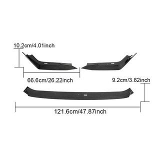 Voorbumper lip Lip V2 (carbon) Honda Civic HB 2021– foto 4