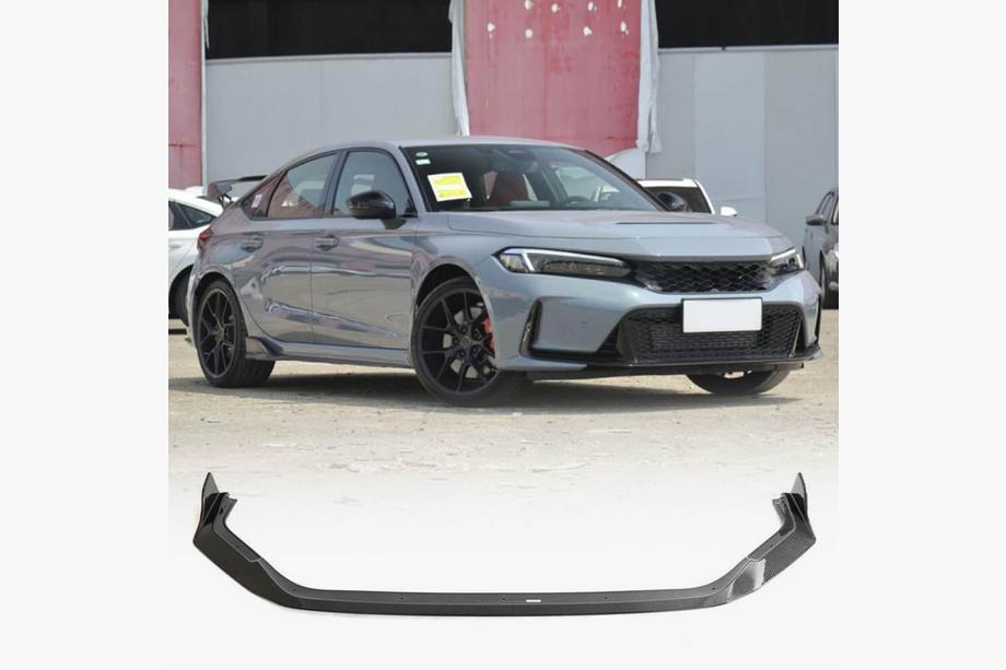 Honda Civic HB 2021– Frontbumper lip Lip V3 (carbon) Image