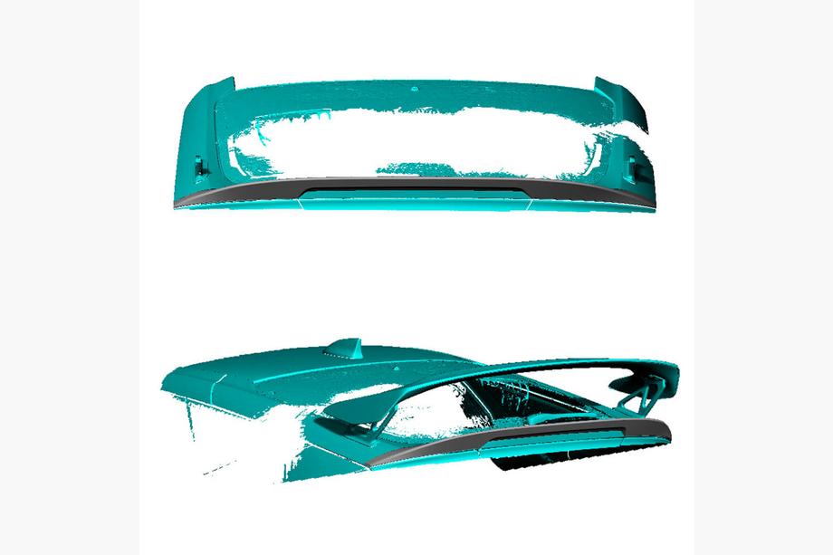Honda Civic HB 2021– Spoiler (carbon) Foto 2